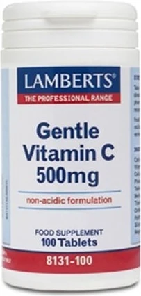 Таблетки Lamberts Gentle Vitamin C 500мг