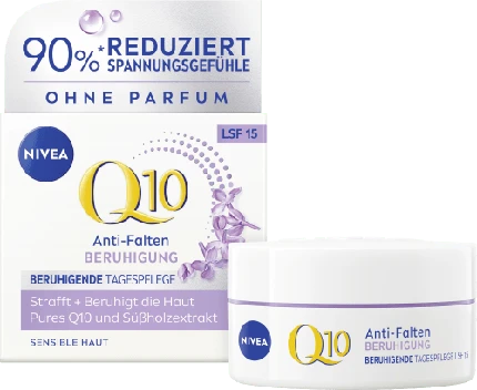Дневной крем Nivea Против морщин для лица Q10 Успокаивающий SPF 15