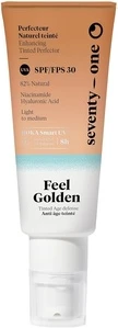 Тонирующий дневной крем Seventyone Percent Feel Golden SPF 30 для идеального тона кожи