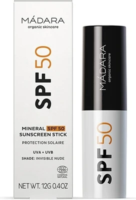 Солнцезащитный стик Madara Mineral Sunscreen Stick Spf 50