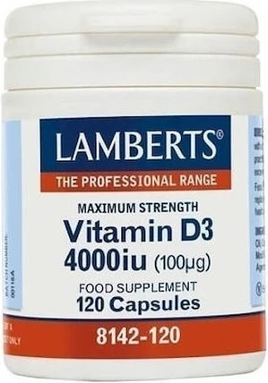 Биологически активная добавка Lamberts Витамин D3 4000 МЕ
