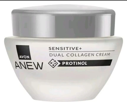 Крем для лица Avon Anew Sensitive+ Protinol Dual Collagen