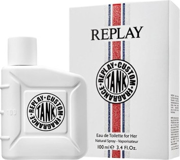 Туалетная вода Replay Tank Custom For Woman