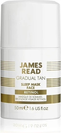 Автозагар для лица James Read Sleep Mask Ночной постепенный загар с ретинолом, автозагар для лица