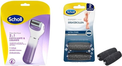 Электрическая роликовая пилка для ног Scholl Velvet Smooth Pedi Сменная насадка Ультра-жесткая