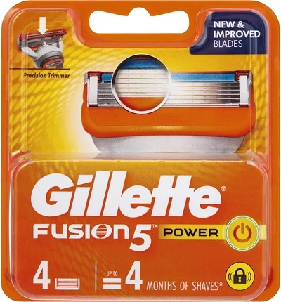 Gillette Сменные Картриджи для Бритвы 4 шт.