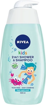 Body Wash Nivea Kids 2-In-1 Apple Caramel Scent