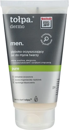 Cleansing Gel Tołpa Dermo Men Pure Deep Cleansing Face Wash Gel