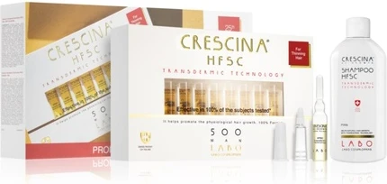 Набор Crescina Transdermic 500 для стимуляции роста волос для мужчин