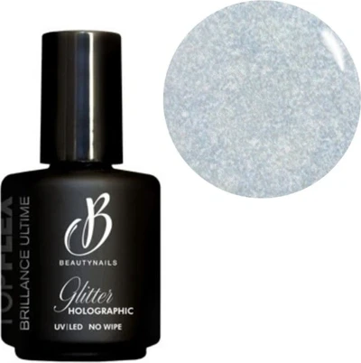 Топ для ногтей Beautynails Top Flex Glitter Голографический
