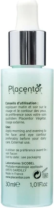Anti-Aging Serum Placentor Vegetal Regenerating Serum for Face and Eyes Contour