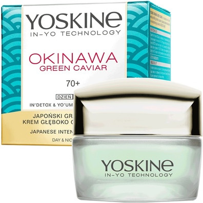 Крем Yoskine Okinawa Green Caviar 70+ Интенсивно Восстанавливающий Крем