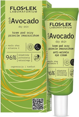 Eye Cream Floslek Rich Avocado Anti-Wrinkle