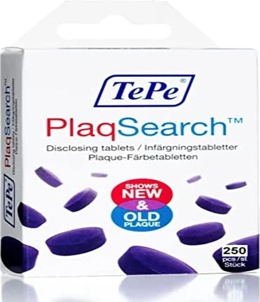 Индикаторный налет TePe TePe Межзубные ершики Таблетки Plaqsearch