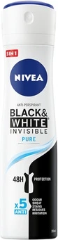Antiperspirant Spray Nivea Invisible Black & White