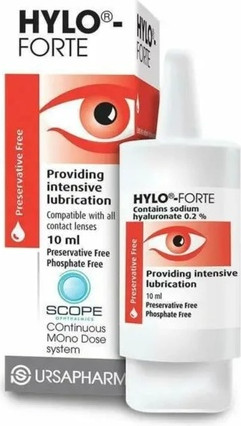 Увлажняющие глазные капли Hylo Eye Drops