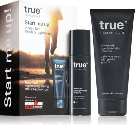 Крем для лица True Men Skin Care Start Me Up! набор для ухода за кожей лица для мужчин