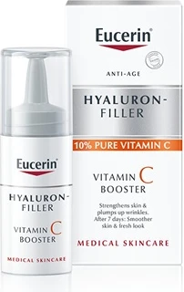Сыворотка Eucerin Hyaluron-Filler с бустером витамина С для сияния и против морщин