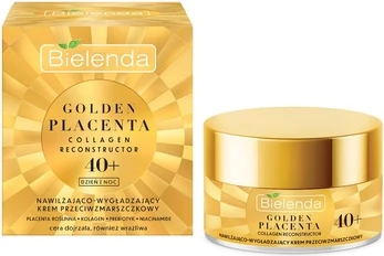 Cream Bielenda Golden Placenta Moisturizing And Smoothing Anti-Wrinkle Cream 40+