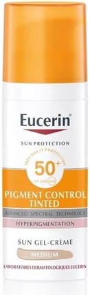 Солнцезащитное средство для лица Eucerin Pigment Control Tinted SPF 50+