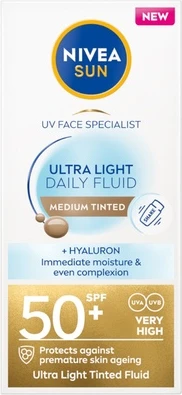 Солнцезащитный крем Nivea Ultra Light Daily Fluid