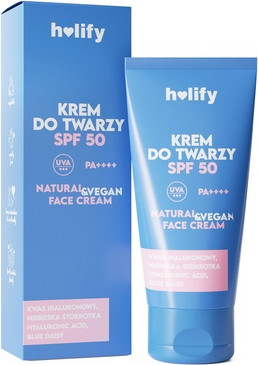 Дневной крем для лица Holify с гиалуроновой кислотой SPF50
