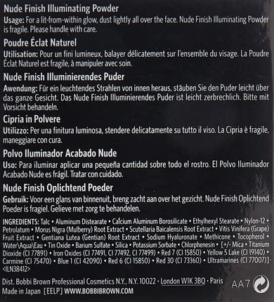 Пудра Bobbi Brown Nude Finish Illuminating Powder