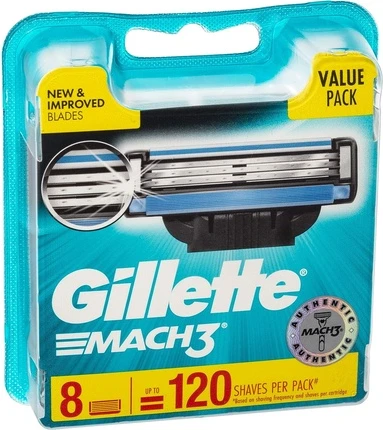 Сменные лезвия для бритвы Gillette
