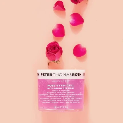 Гель-маска Peter Thomas Roth с фитостволовыми клетками розы против старения