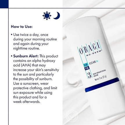 Крем Obagi Nu-Derm Clear Fx для осветления кожи