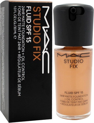 Тональная основа MAC Cosmetics Studio Fix Fluid SPF 15 Стойкая матирующая тональная основа с контролем жирности
