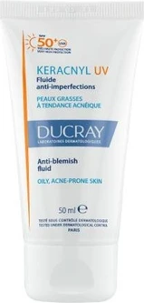 Солнцезащитный крем для лица Ducray Keracnyl Uv Spf 50
