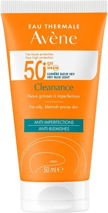 Защита от солнца SPF50+ Avène Cleanance