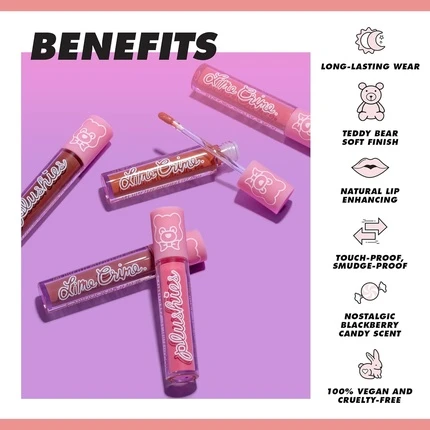 Помада Lime Crime Plushies Soft Matte Blackberry
