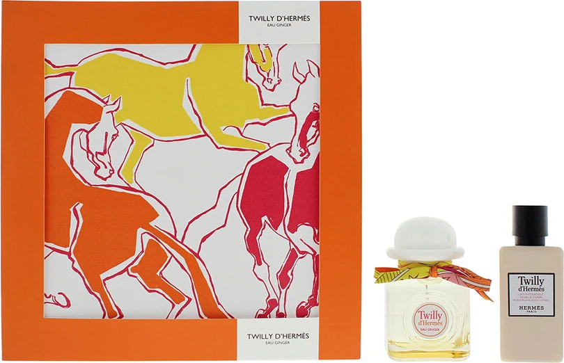 Набор-подарок из парфюмерной воды и лосьона для тела Hermes Twilly D'Hermes Eau Ginger