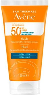 Флюид Avene Ultra Light Fluid SPF 50 для лица и шеи