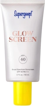 Солнцезащитное средство Supergoop! Glowscreen SPF 40 сияющий праймер широкого спектра