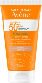 Солнцезащитный крем Avene Cleanance Tinted Sun Cream Spf 50
