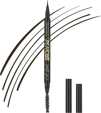 Карандаш для бровей L.A. Girl Brow Ink Micro Brush Detailer Pen Темно-коричневый