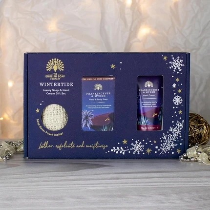 Набор «Мыло и крем для рук The English Soap Company Wintertide Frankincense & Myrrh Luxury»