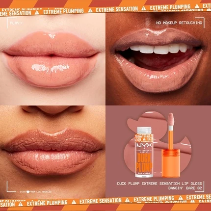 Блеск для объема губ Gloss NYX Professional Makeup Duck Plump