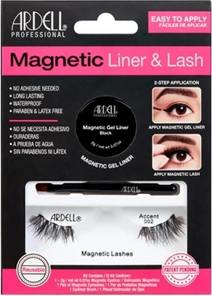 Magnetic Eyeliner and False Eyelashes Ardell Professional Accent 002