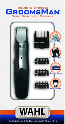 Триммер для бороды Wahl Groomsman Rechargeable