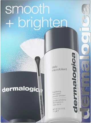 Набор для ухода за кожей лица Dermalogica Smooth and Brighten Christmas Gift Set Полный размер Daily Microfoliant