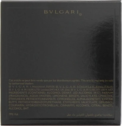 Eau De Parfum BVLGARI Splendida Patchouli Tentation