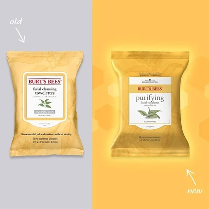 Влажные салфетки для умывания Burt's Bees