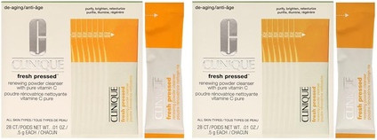Пудровое очищающее средство Clinique Fresh Pressed Renewing