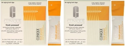 Пудровое очищающее средство Clinique Fresh Pressed Renewing