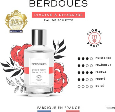 Eau De Toilette Berdoues Collection Пион и Ревень