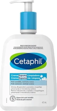 Пенящийся очищающий крем Cetaphil